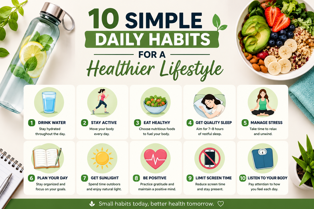 10 Simple Daily Habits for a Healthier Lifestyle