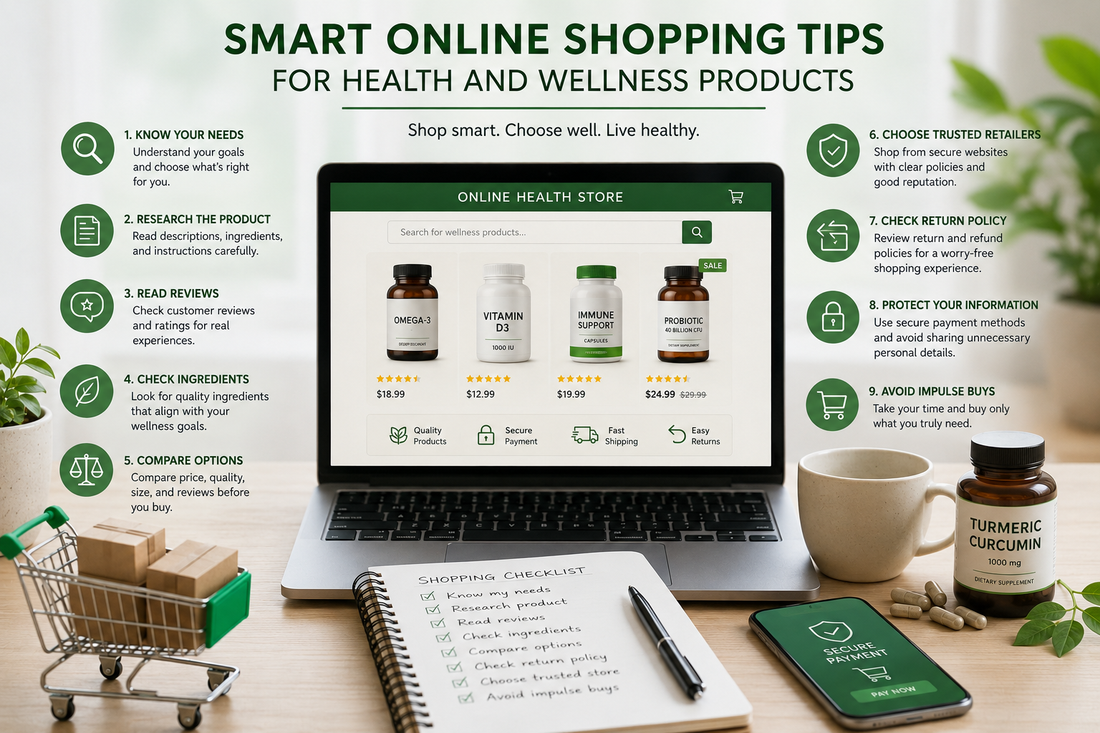Smart Online Shopping Tips for Health and Wellness Products