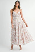 MABLE Floral Print Tiered Cami Maxi Dress product image