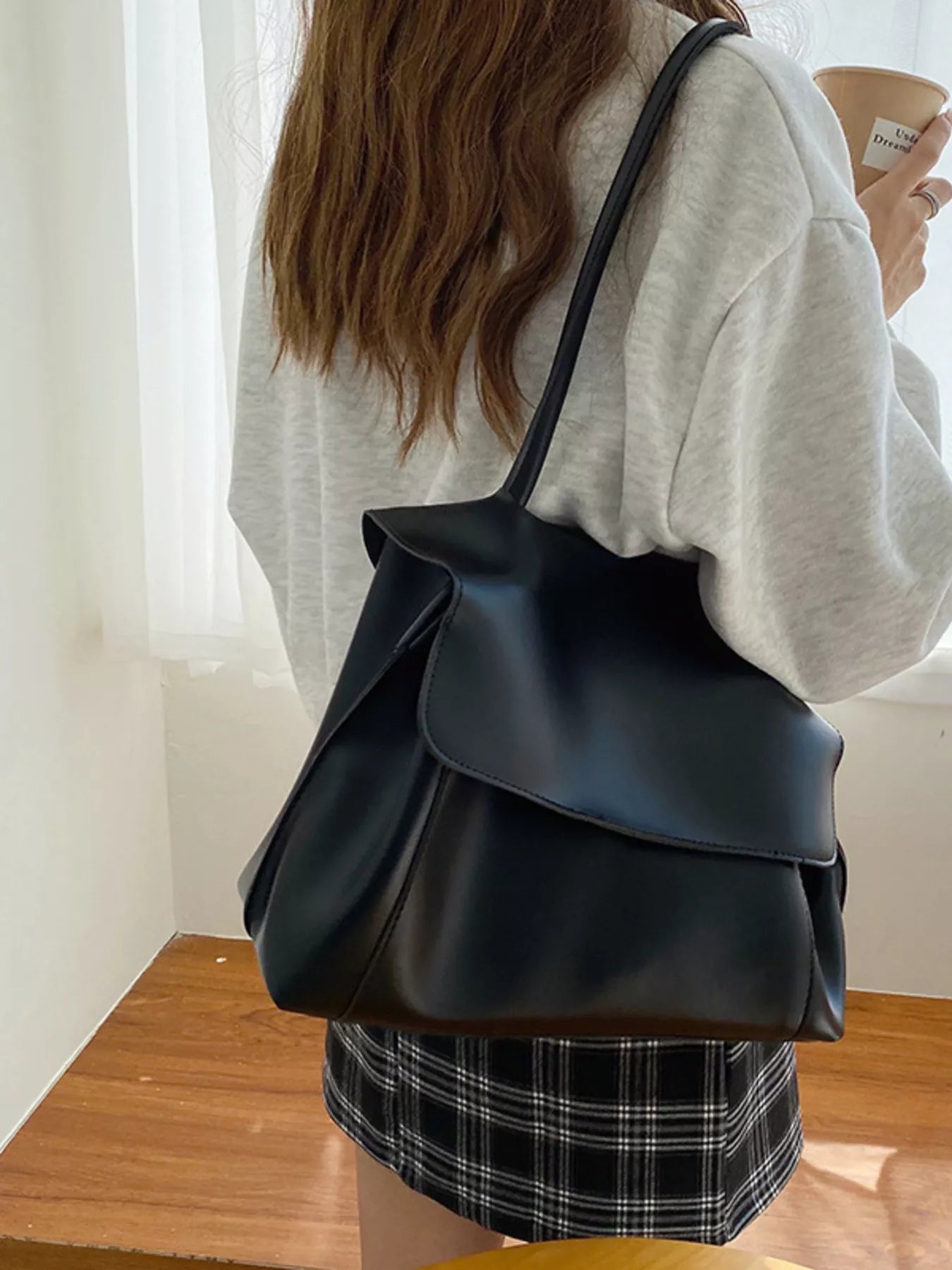 Flap Closure Crossbody Bag product image