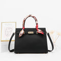 Leather Handbag with Detachable Shoulder Strap product image