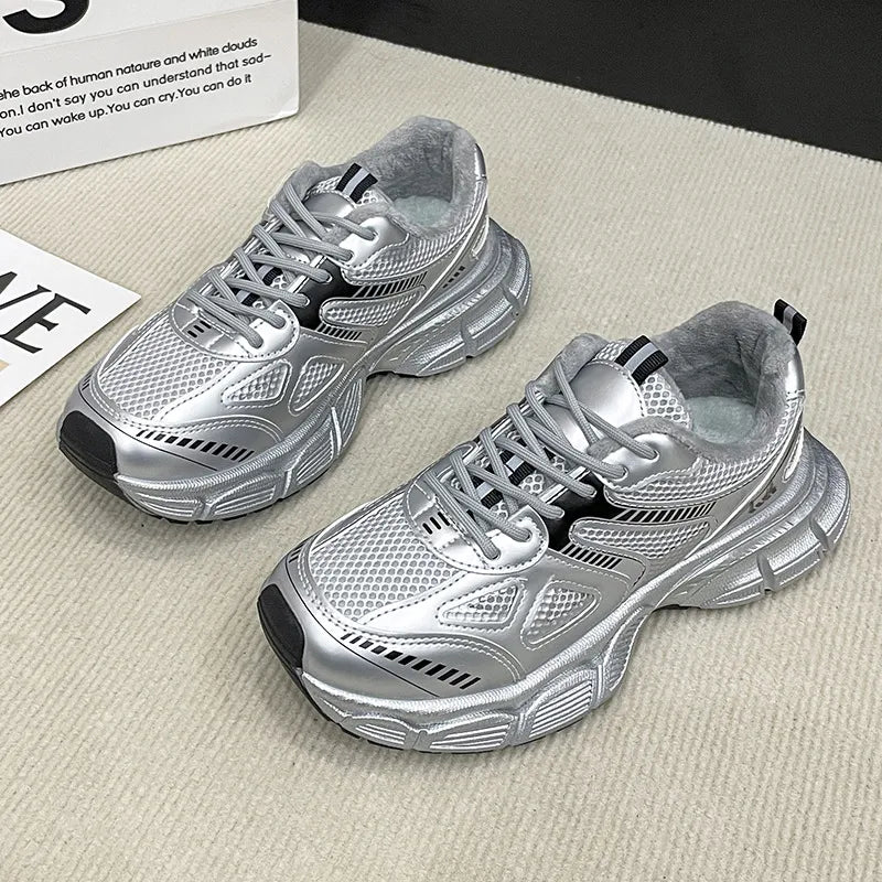 Lace Up Platform Athletic Shoes product image