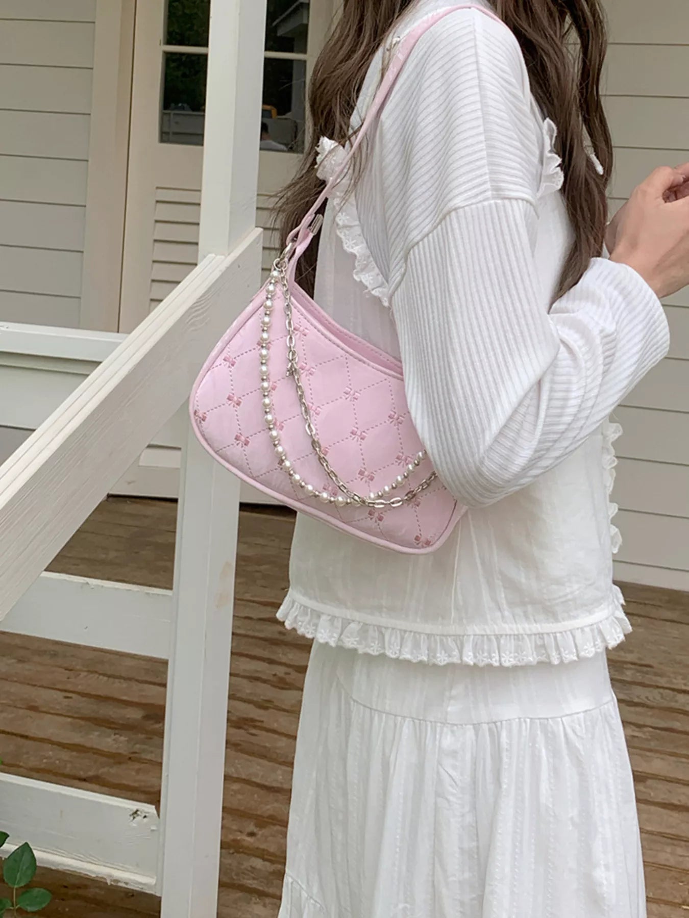 Pearl Chain Shoulder Bag product image