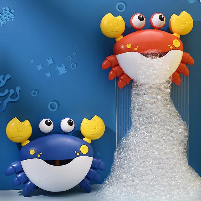 Baby Bath Toys Bubble Machine Crabs Frog Music Kids Bath Toy Bathtub Soap Automatic Bubble Maker Baby Bathroom Toy for Childr