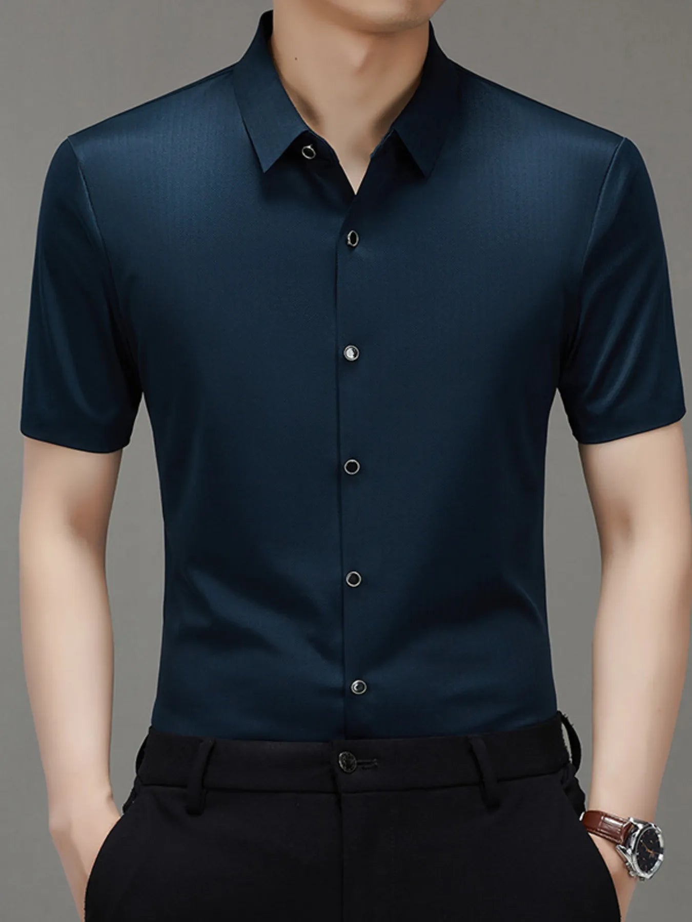 Men's Button Up Short Sleeve Shirt product image