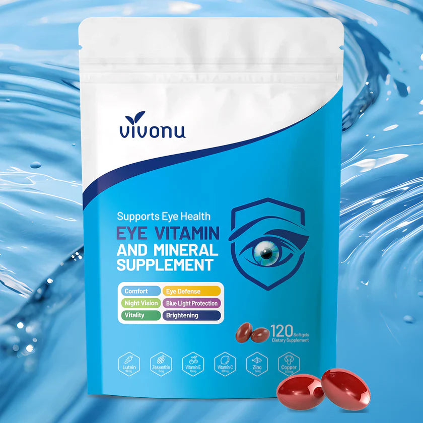 120pcs Lutein Eye Vitamins Supplement for Macular Health and Dry Eye 120pcs Lutein Eye Vitamins Supplement for Macular Health