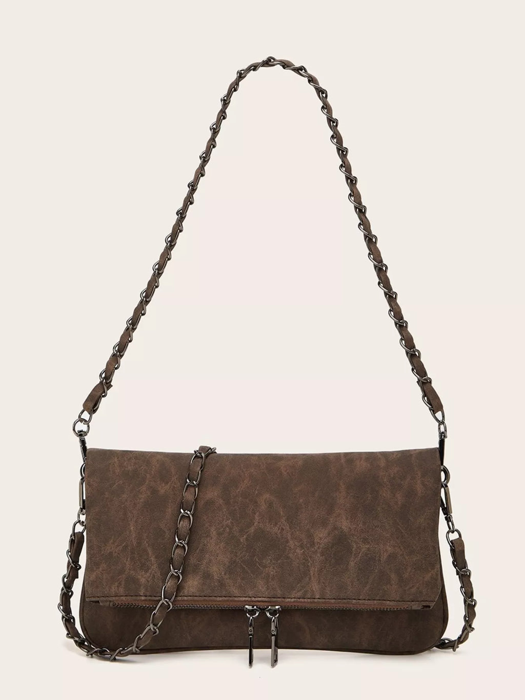 PU Leather Chain Strap Shoulder Bag product image