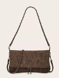 PU Leather Chain Strap Shoulder Bag product image