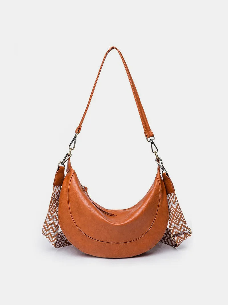 PU Leather Removable Strap Crossbody Bag product image
