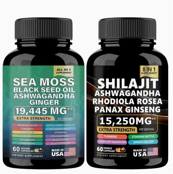 Sea Moss and Shilajit Supplement Set product image