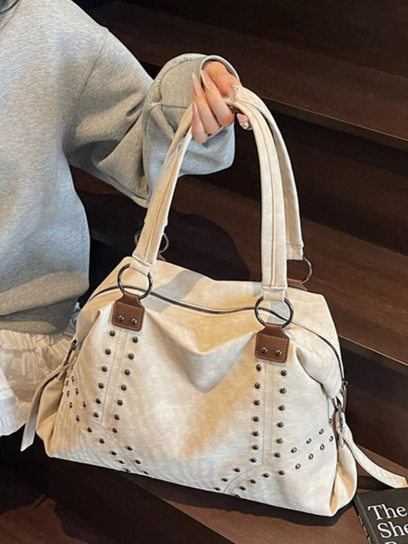 Studded Vintage-Style Handbag product image