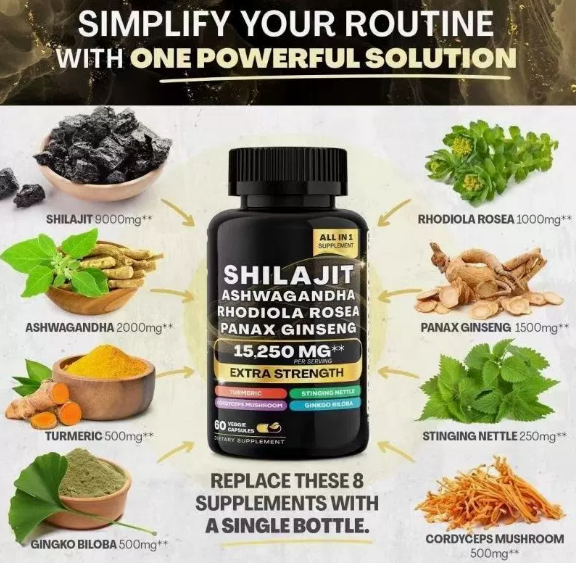 Sea Moss and Shilajit Supplement Set product image by VitalHarbour