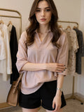Striped Collared Neck Shirt product image