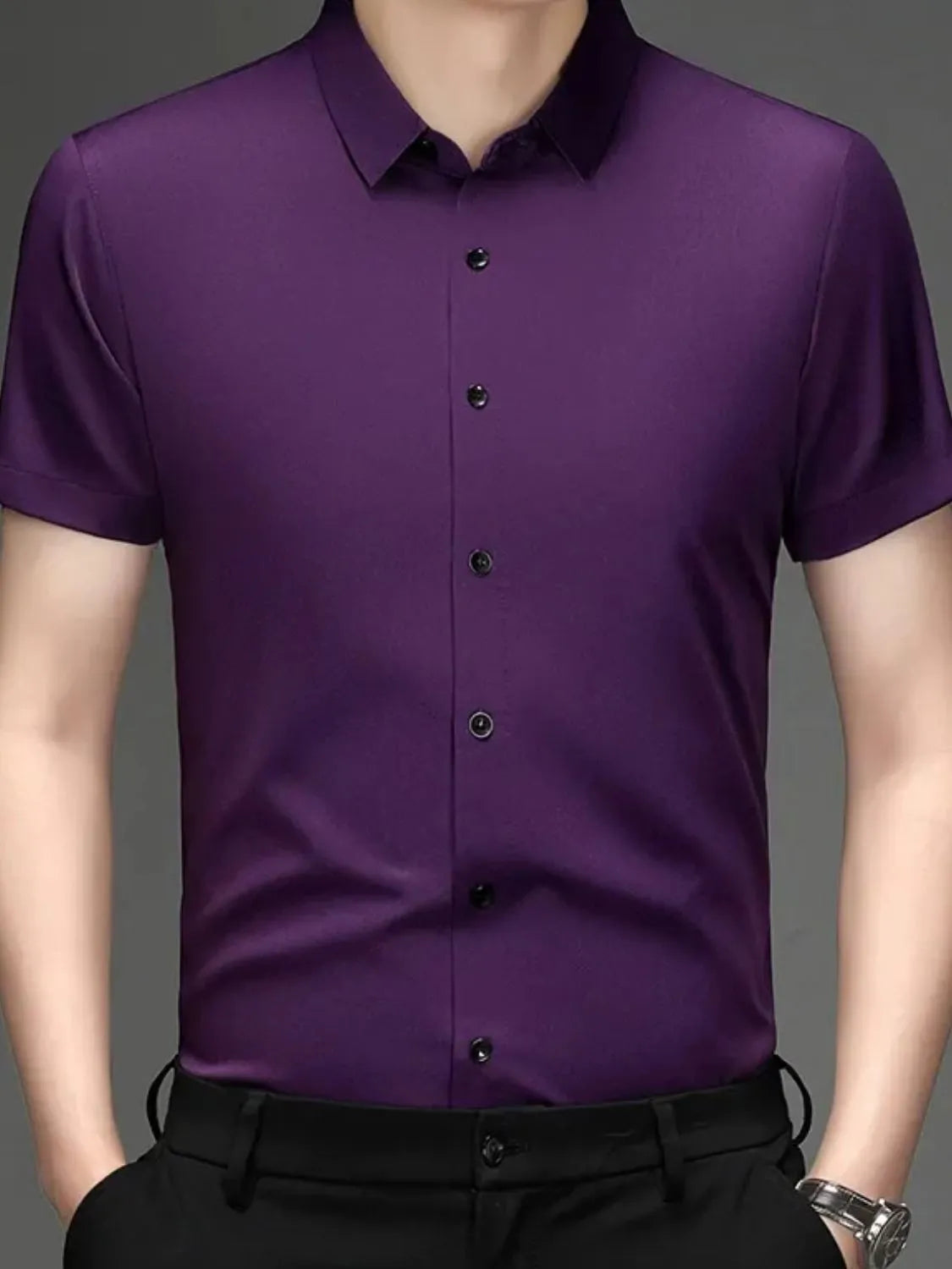 Men's Button Up Short Sleeve Shirt product image