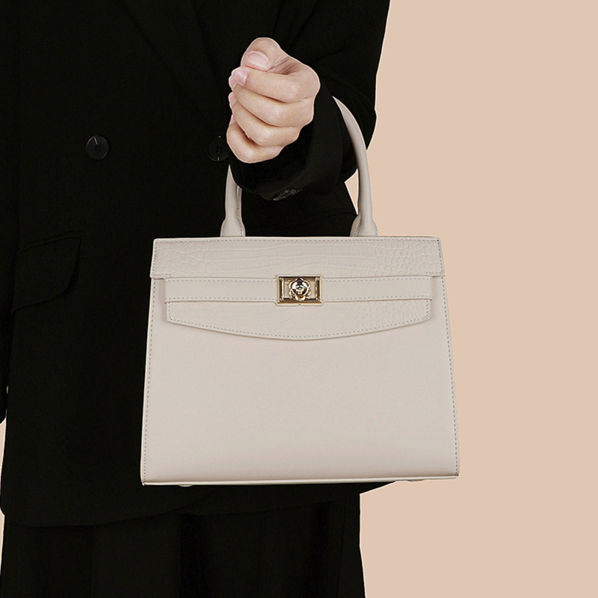 Top Handle Leather Handbag product image