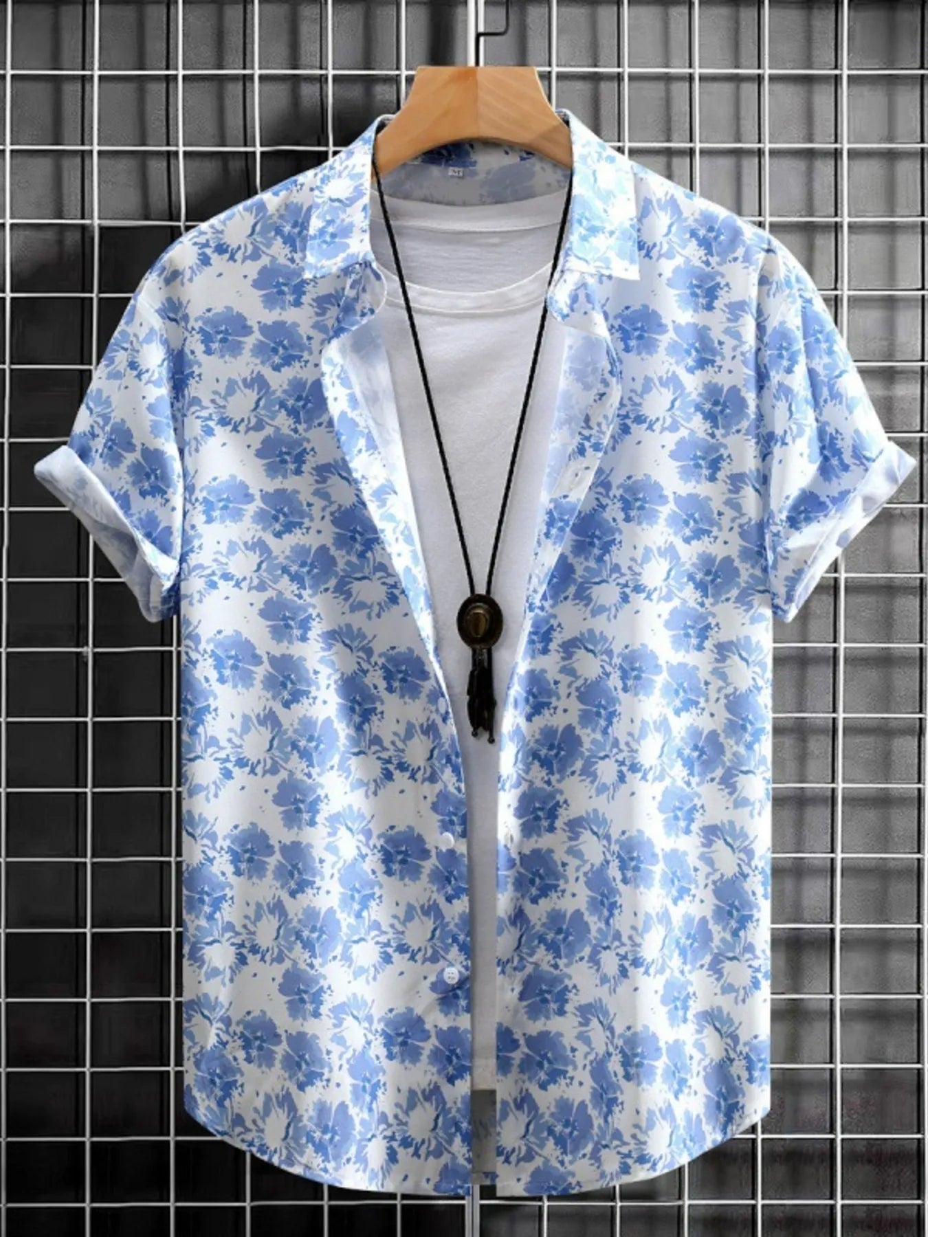 Men's Printed Short Sleeve Summer Shirt product image