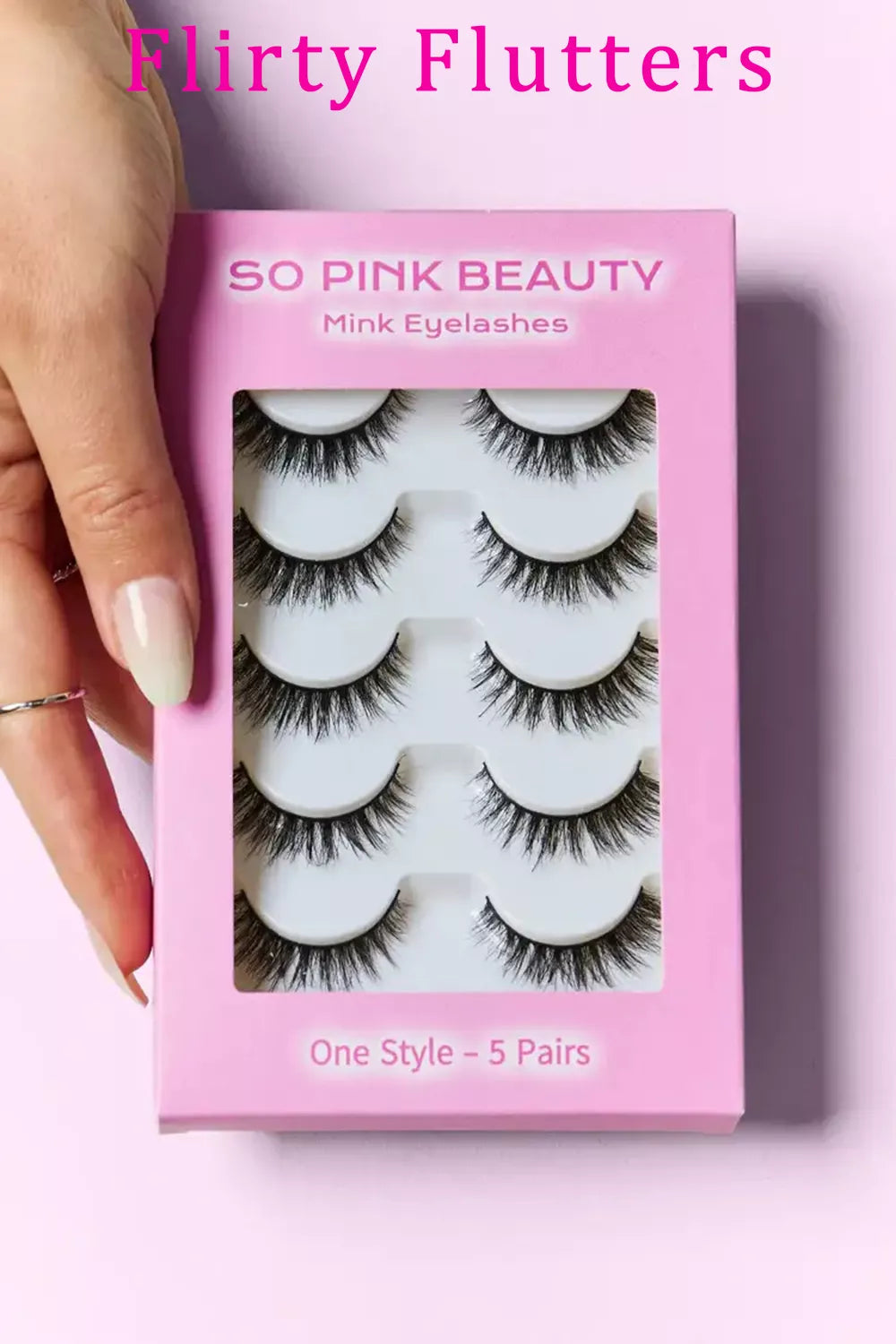 SO PINK BEAUTY Mink Eyelashes 5 Pairs product image